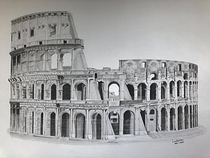 300x225 rome colosseum drawings fine art america - Roman Colosseum Drawing