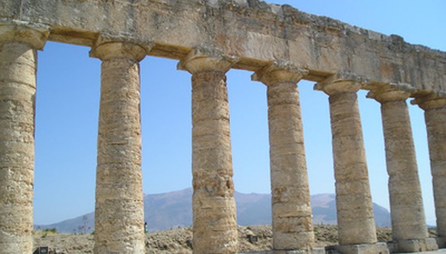 877x500 how to draw roman columns our pastimes - Roman Columns Drawing