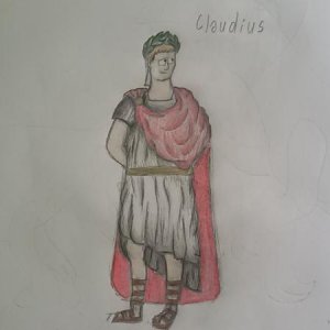 300x300 drawing of claudius, roman emperor history forum - Roman Drawings