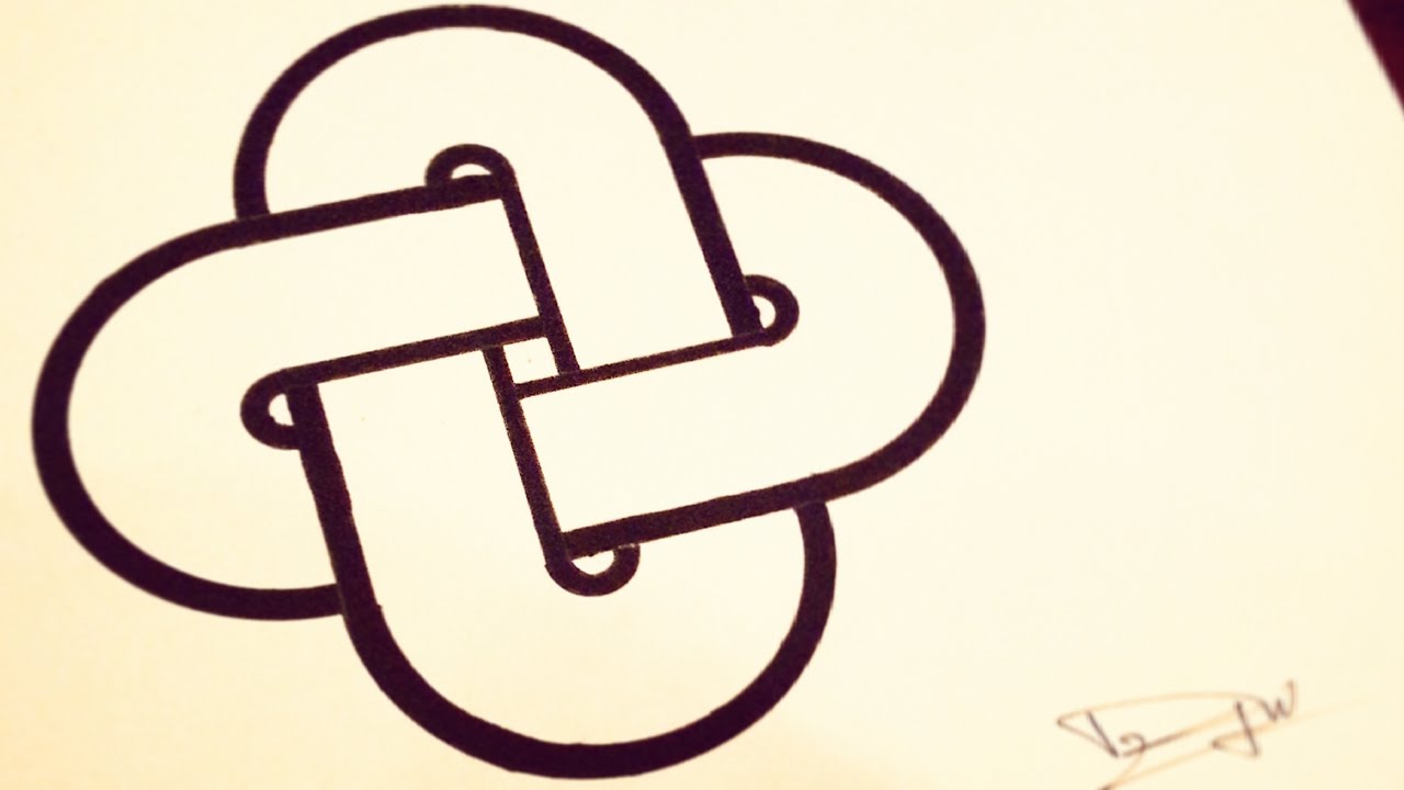 1280x720 roman knot how draw - Roman Drawings