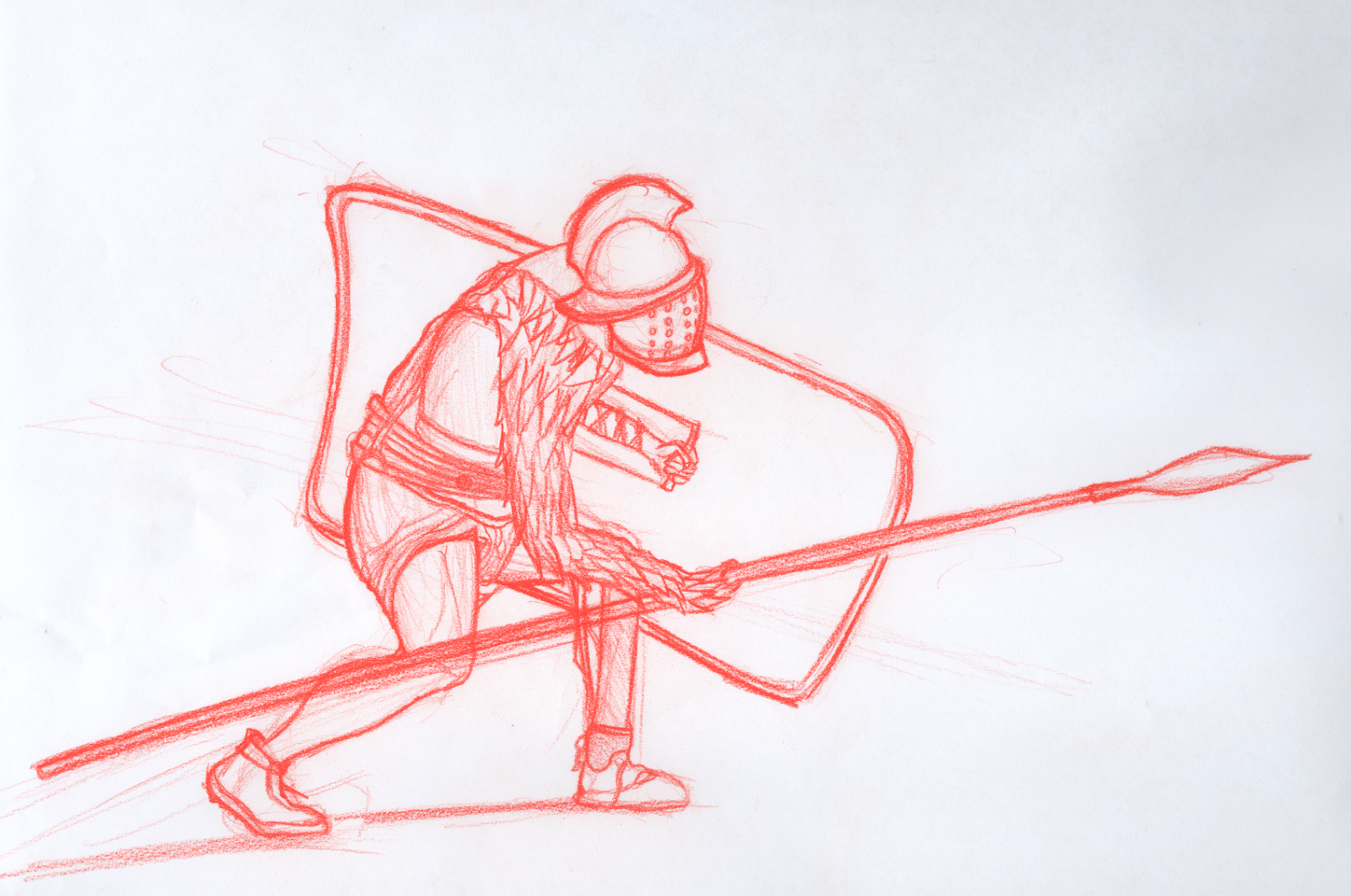 1600x1061 Jackson Miller Art Feed Drawjam Week - Roman Gladiator Drawing