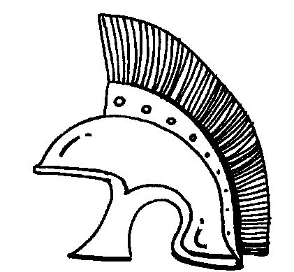 421x389 Images Of Roman Soldier Helmet Drawing - Roman Helmet Drawing