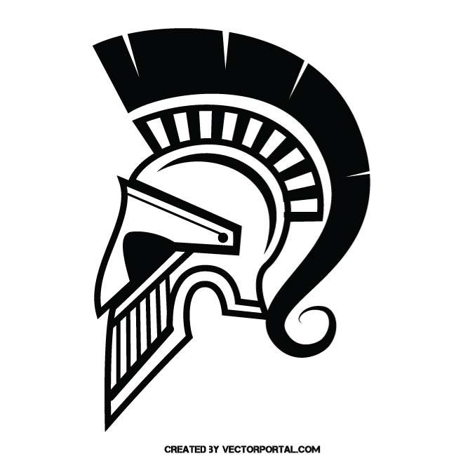 660x660 Download Vector - Roman Helmet Drawing