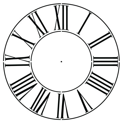 500x500 if roman number clock numeral tattoo ideas savva - Roman Numeral Clock Drawing