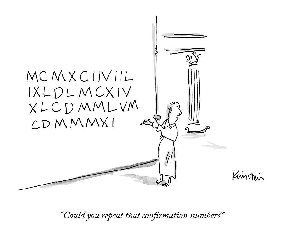 900x754 a roman chisels a long sequence of roman numerals drawing - Roman Numeral Drawing