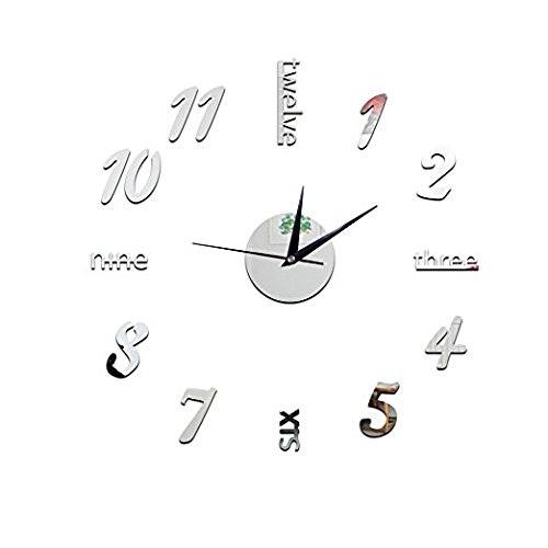 500x500 chezmax diy wall hanging clock murals decal sticker - Roman Numeral Drawing