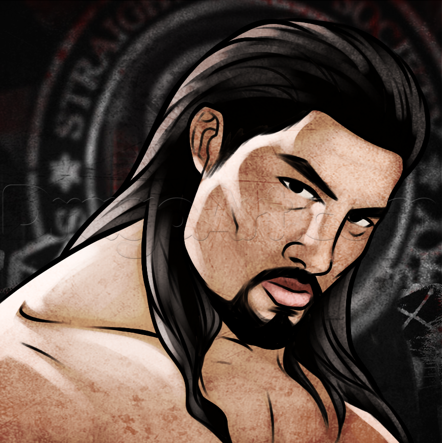 Roman Reigns Cartoon Drawing at PaintingValley.com | Explore collection ...