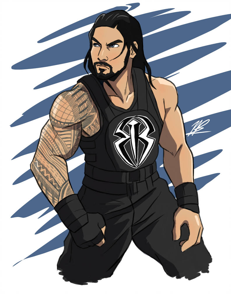 Featured image of post Roman Reigns Drawing Picture Roman reigns at the hobbs and shaw premiere at dolby theatre