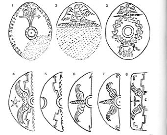 341x275 auxiliary shield blazons - Roman Shield Drawing
