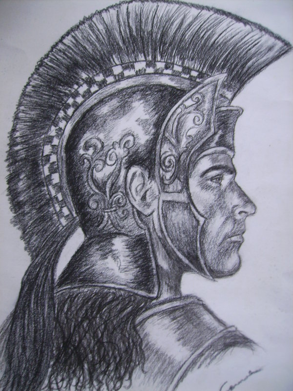 600x800 huge collection of 'roman soldier drawing' download more than - Roman Soldier Drawing