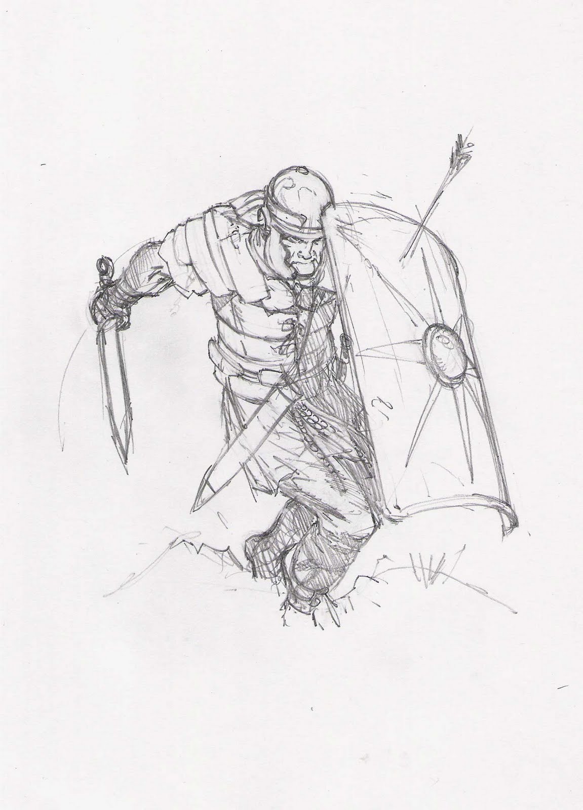 1151x1600 roman soldier drawing - Roman Soldier Drawing