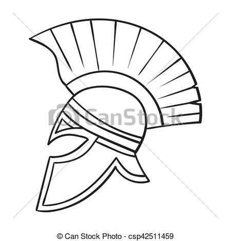 450x470 roman soldier outline drawing - Roman Soldier Drawing