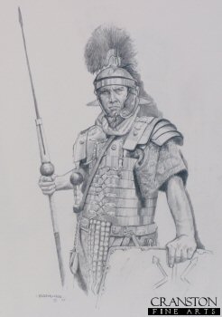 246x350 Roman History - Roman Warrior Drawing