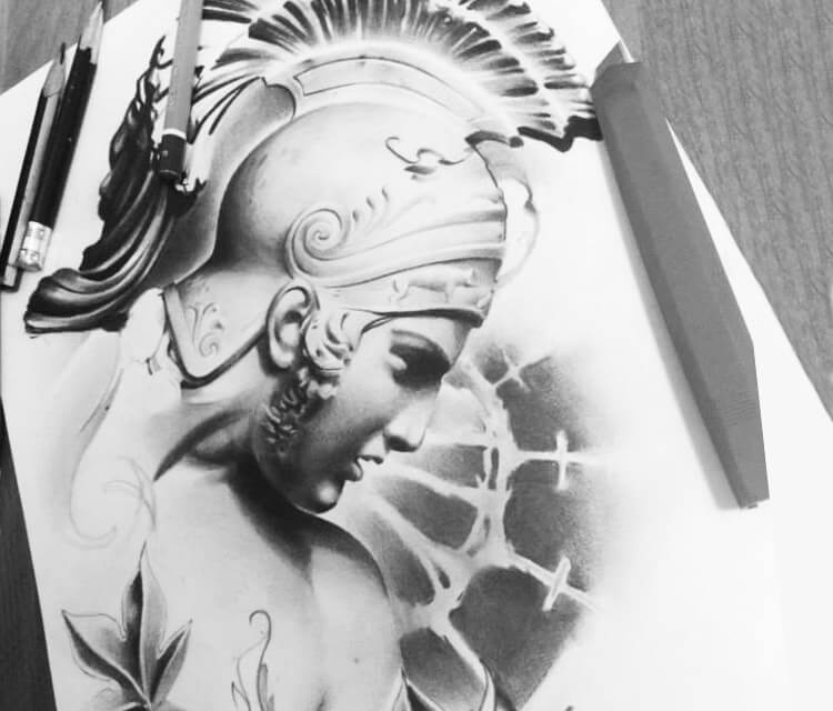 750x640 Roman Legionary Detail Drawing - Roman Warrior Drawing