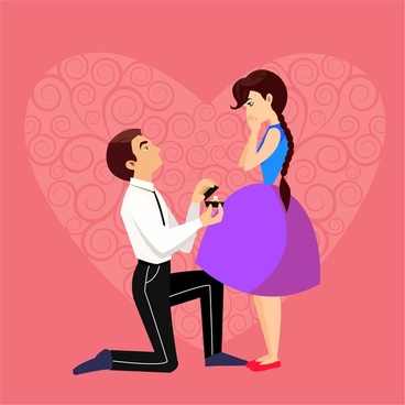 368x368 Romantic Couple Wallpaper Free Vector Download - Romantic Couple Drawing Images