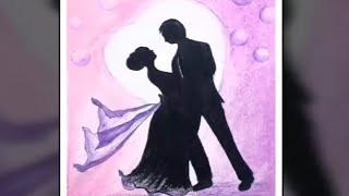 320x180 Valentine Couple Drawing - Romantic Couple Drawing Images