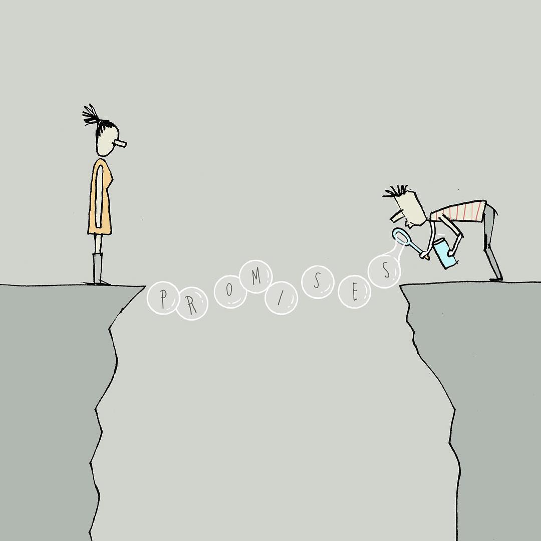 1080x1080 romantic drawings make mundane situations surreal monday insta - Romantic Drawings