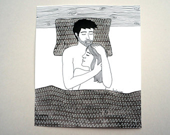 340x270 kissing couple romantic couple kissing art kissing drawing etsy - Romantic Kiss Drawing