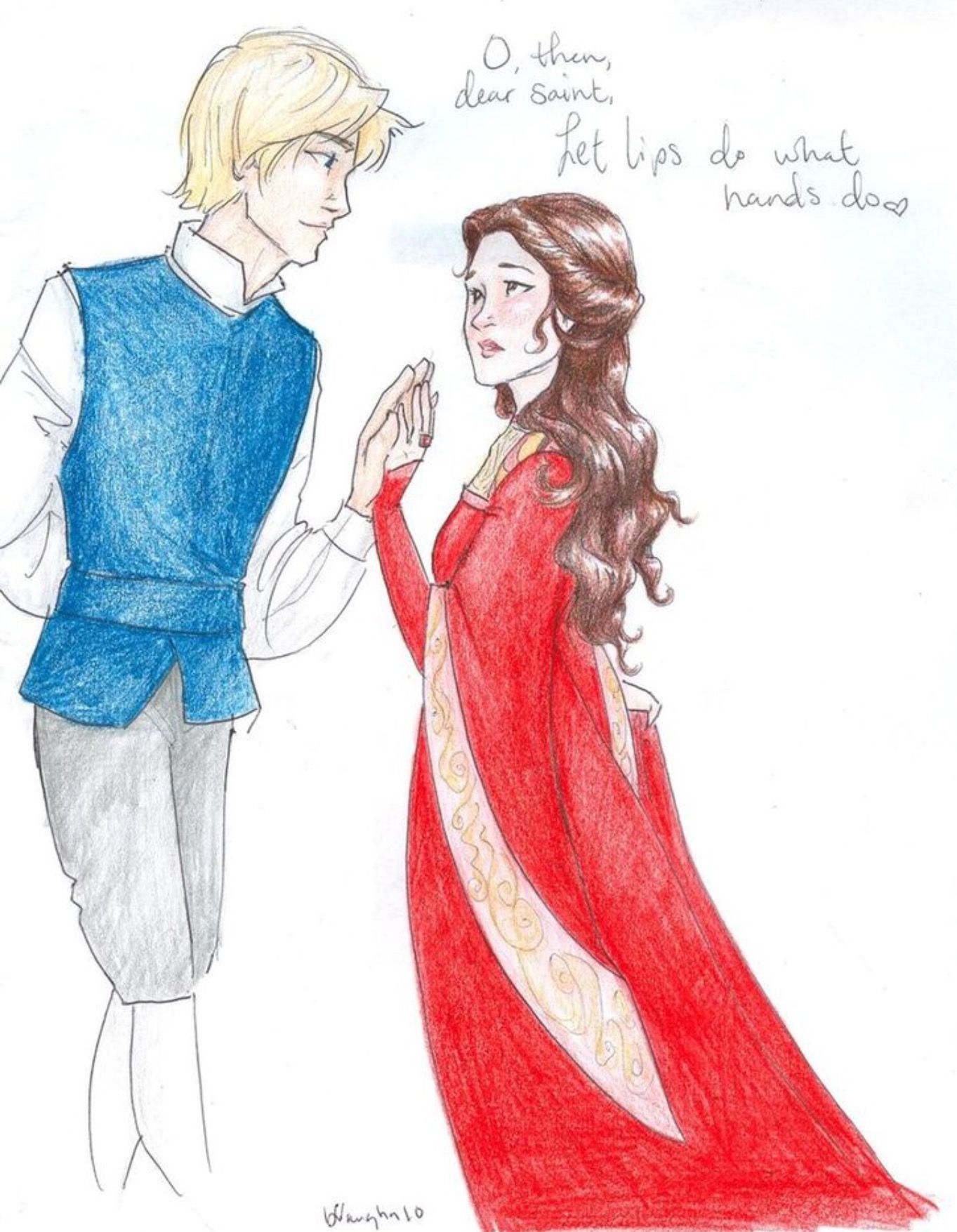 1363x1755 literature and prompts romeo y julieta - Romeo And Juliet Cartoon Drawing