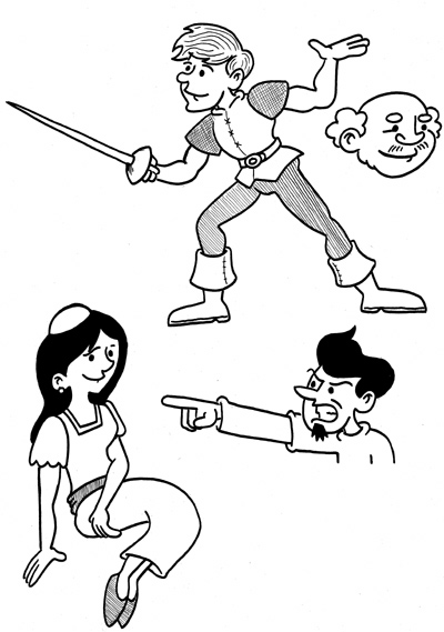 400x569 Sketchbook Romeo And Juliet Teachable Moments - Romeo And Juliet Cartoon Drawing