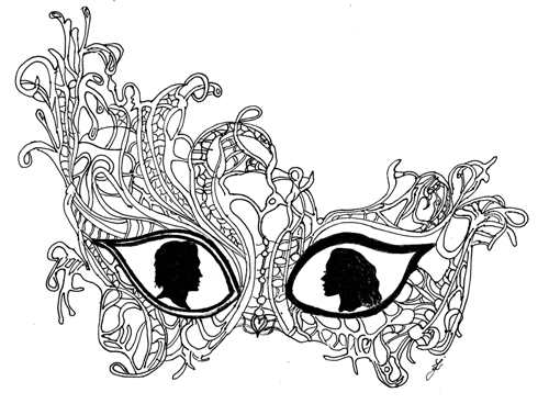 500x368 English Theatre Cz - Romeo And Juliet Cartoon Drawing