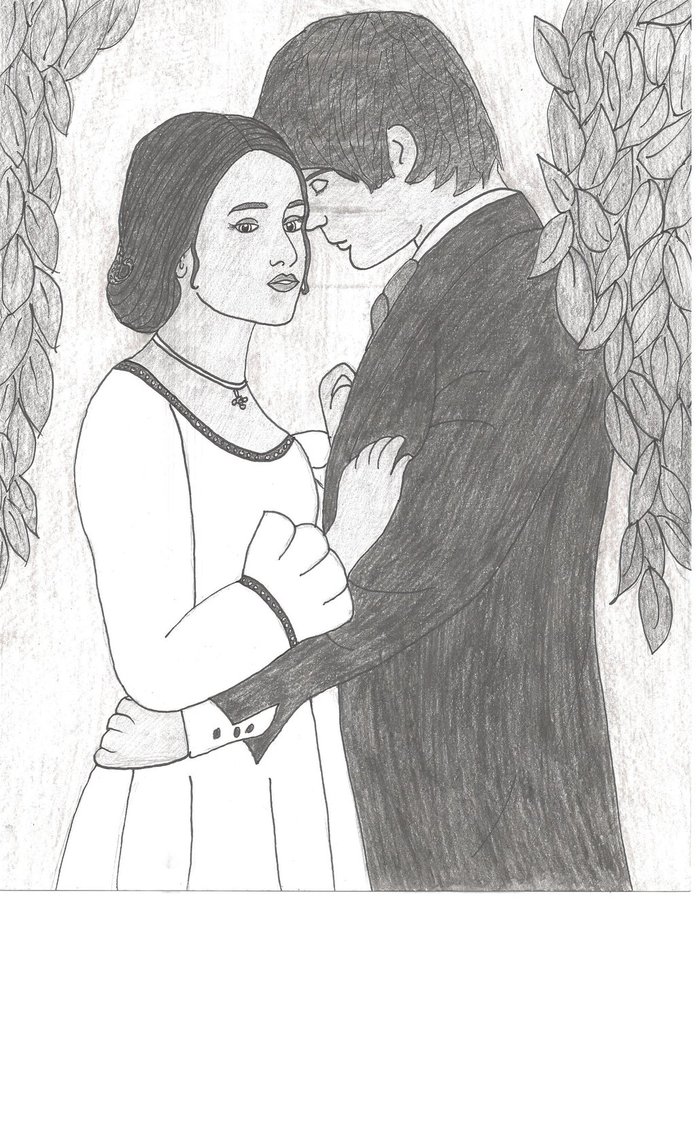 696x1147 Romeo Juliet Drawing Picture Drawing Skill - Romeo And Juliet Drawing