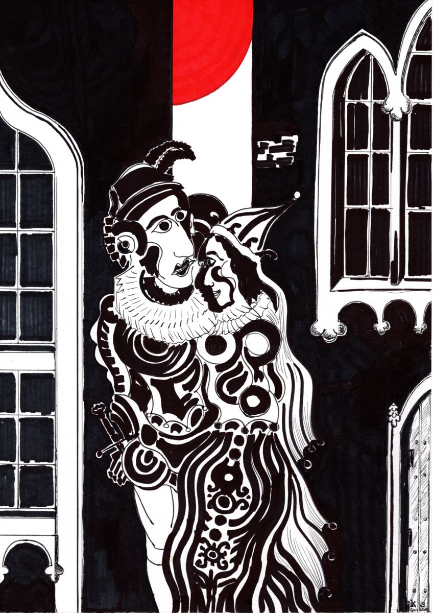 848x1200 Romeo And Juliet Drawing - Romeo And Juliet Drawing