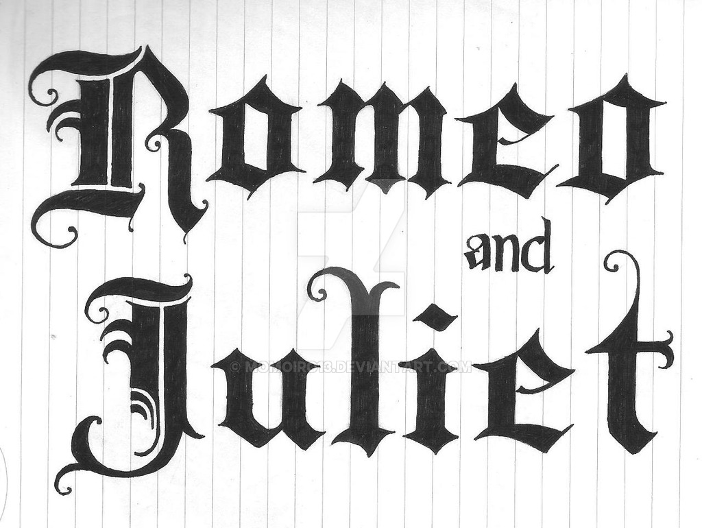 1024x770 Romeo And Juliet - Romeo And Juliet Drawing