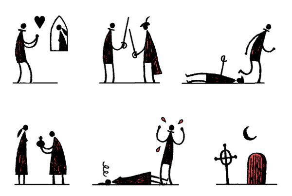 600x403 Station Globe Theatre - Romeo And Juliet Drawing