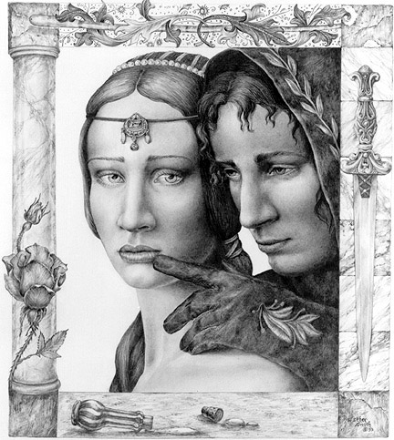 432x483 romeo juliet esther morrison smith - Romeo Drawing