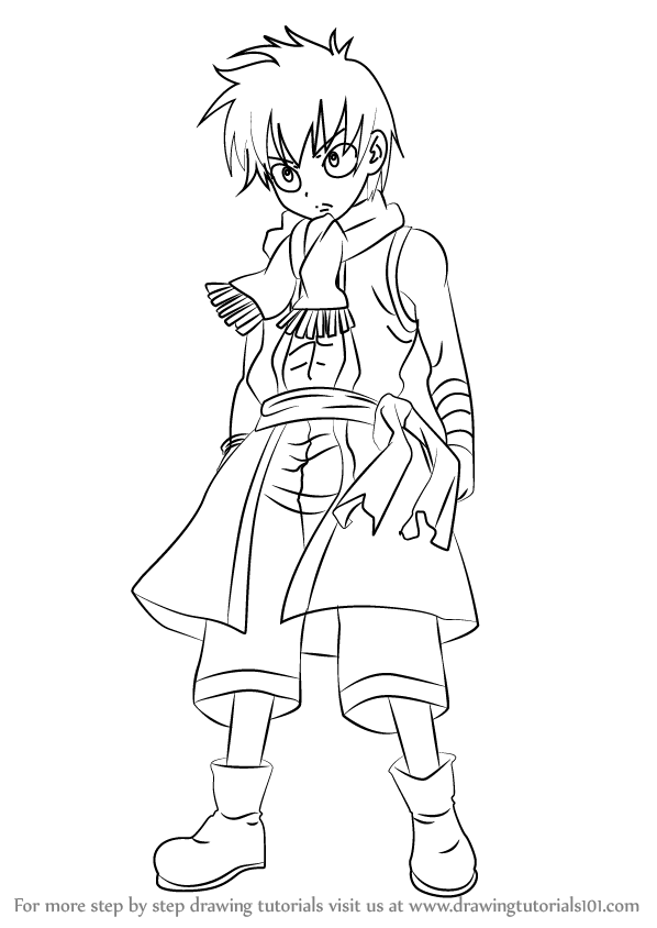 598x844 Learn How To Draw Romeo Conbolt From Fairy Tail - Romeo Drawing