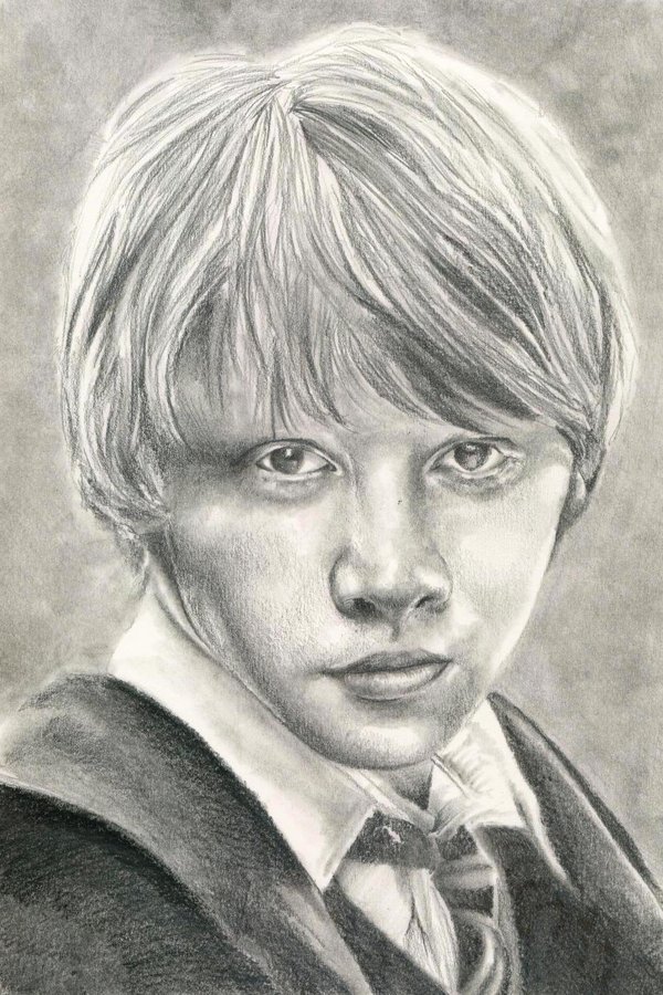 600x900 Ron Weasley High Quality Drawing Drawing Skill - Ron Weasley Drawing