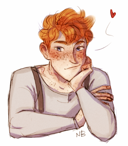 449x515 weasley is our king thank you for all of your ron drawings it - Ron Weasley Drawing