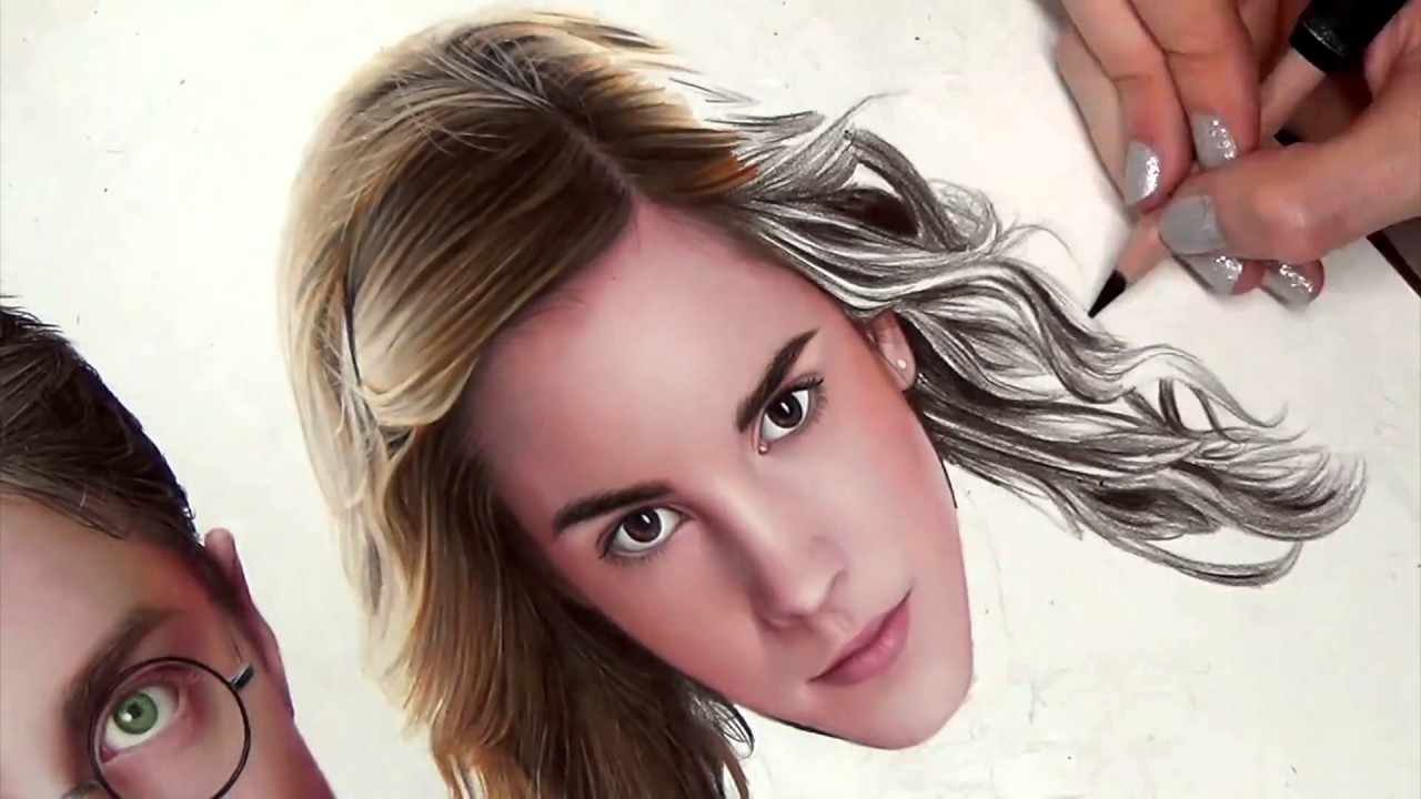 1280x720 Drawing Harry Potter, Ron Weasley, And Hermione Granger - Ron Weasley Drawing