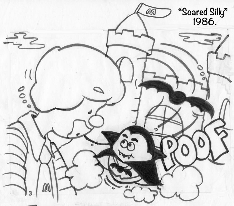 960x842 Here's Ad Agency Art Director Rich Seidelman's Storyboard Drawing - Ronald Mcdonald Drawing
