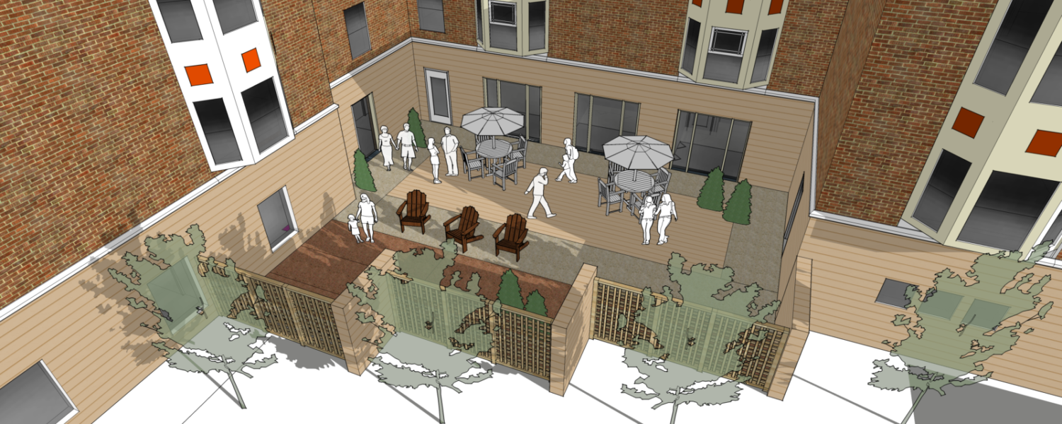 1500x600 renderings expansion ronald mcdonald house rochester, mn - Ronald Mcdonald House Drawing