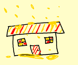 300x250 cheese raining on ronald mcdonald's house drawing - Ronald Mcdonald House Drawing