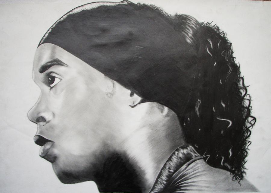 900x640 Ronaldinho Drawing - Ronaldinho Drawing