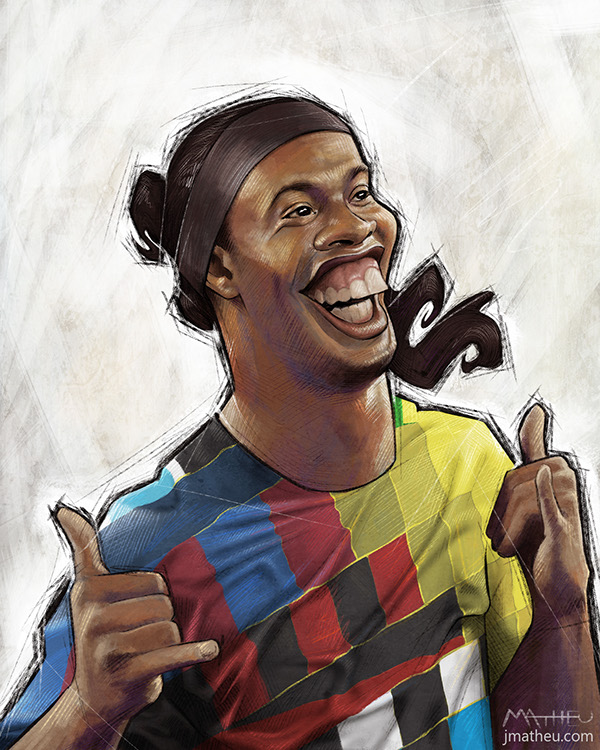 Ronaldinho Drawing at Explore collection of