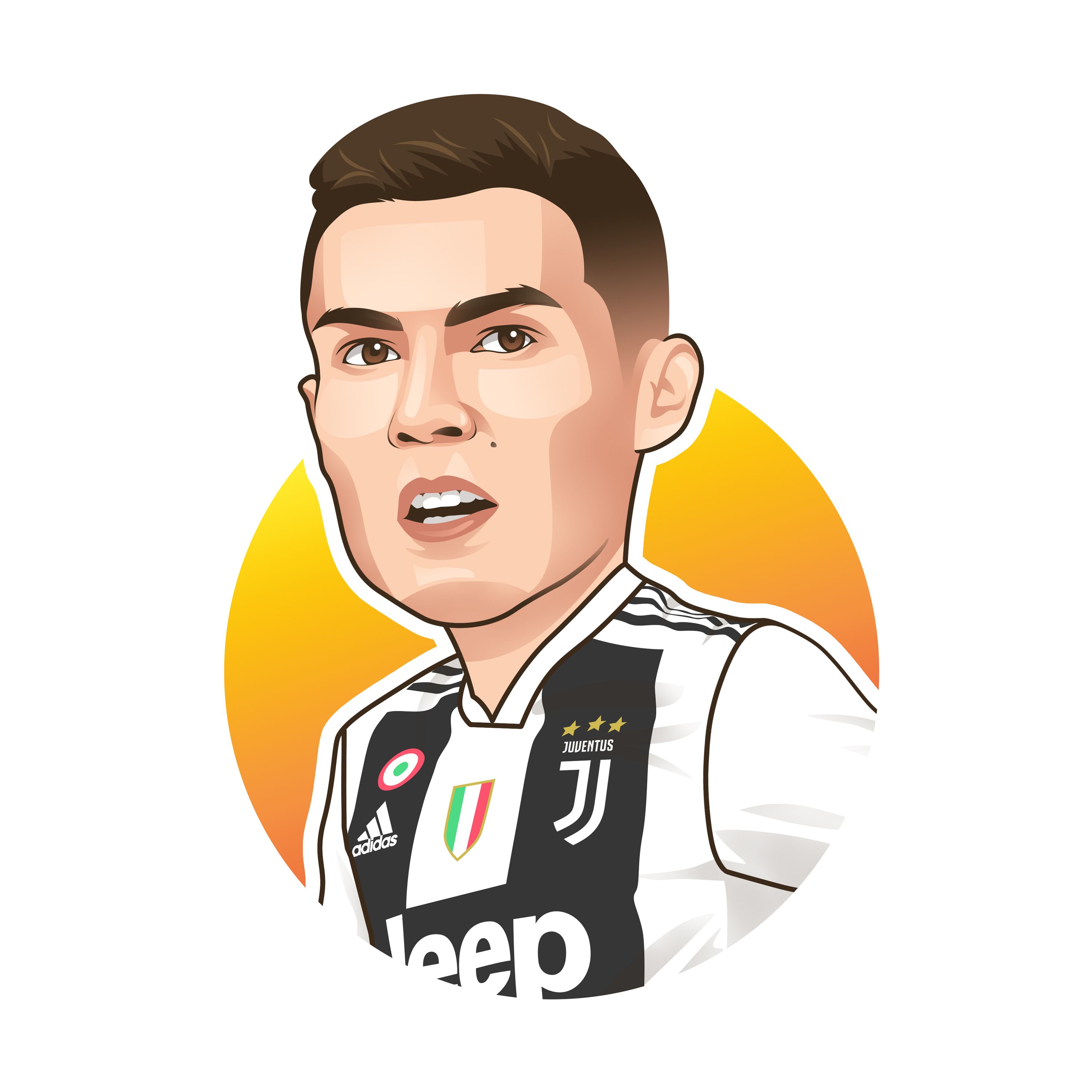 Ronaldo Cartoon Drawing at PaintingValley.com | Explore collection of