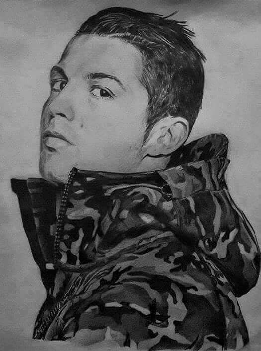 525x707 Cristiano Ronaldo Drawing - Ronaldo Drawing