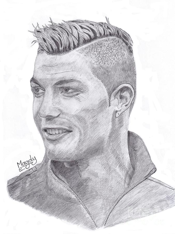 676x900 Cristiano Ronaldo Drawing - Ronaldo Drawing