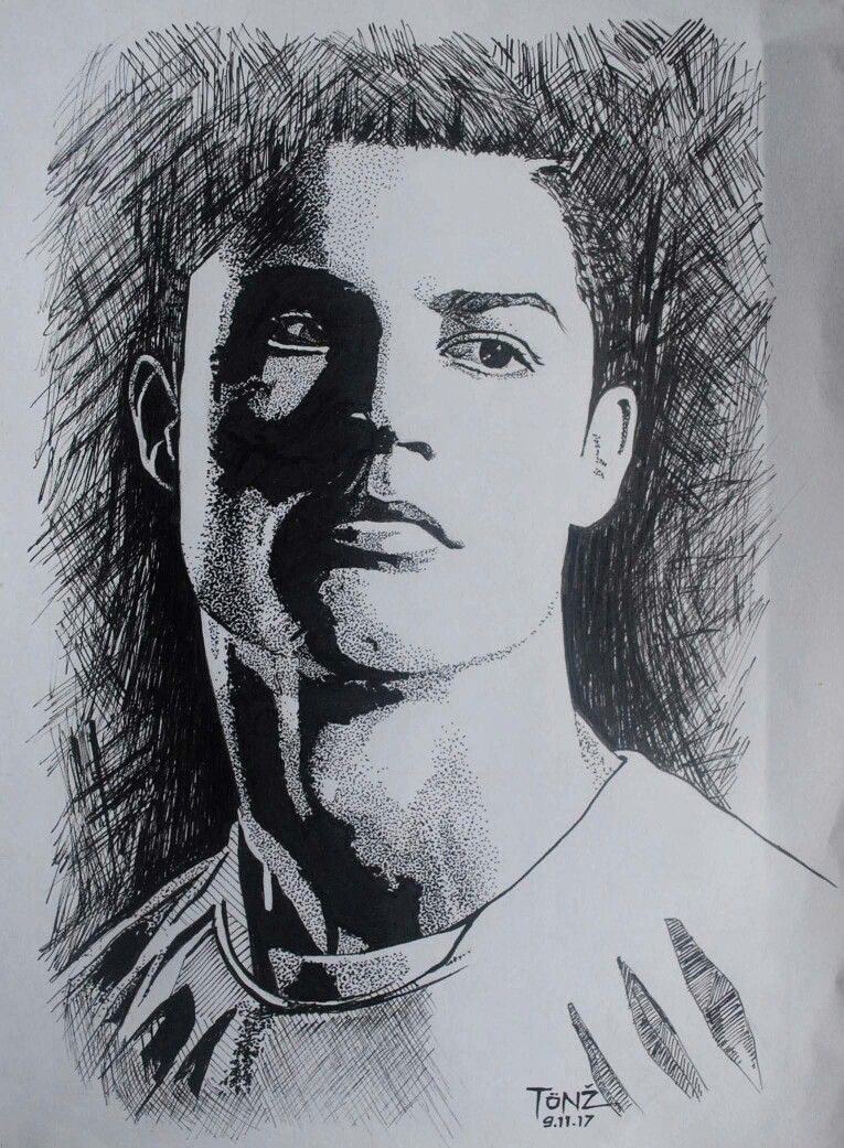 765x1041 Cristiano Ronaldo Pencil Sketch Shreya Pencil Drawings - Ronaldo Drawing
