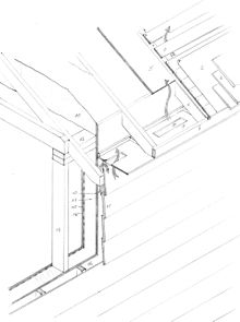 220x295 domestic roof construction - Roof Drawing