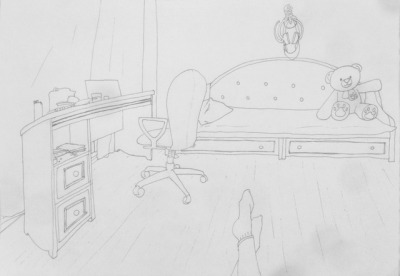 400x276 Room Drawing Tumblr - Room Line Drawing