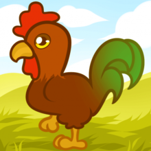 220x220 How To Draw How To Draw A Rooster For Kids - Rooster Drawing