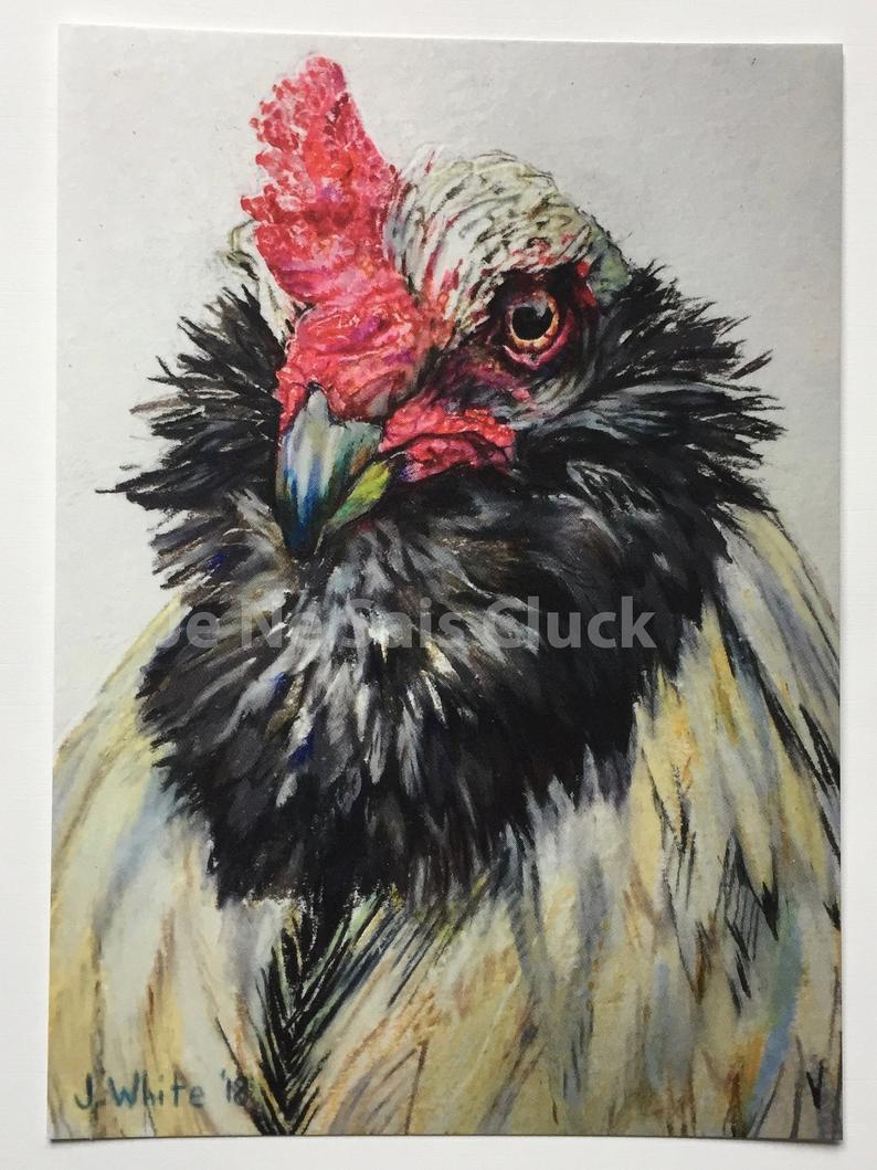 794x1059 easter egger rooster drawing etsy - Rooster Drawing