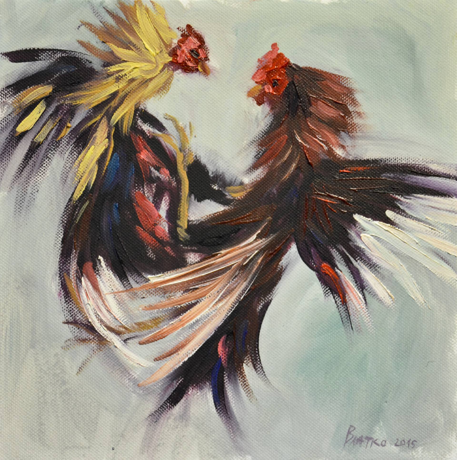 Rooster Fight Drawing at Explore collection of