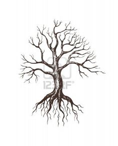 236x293 simple tree with roots drawing love the idea of getting a tree - Roots Drawing
