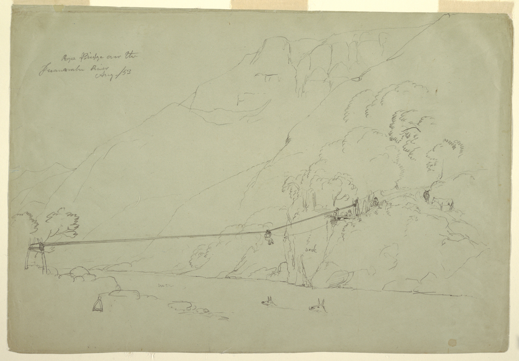 Rope Bridge Drawing at Explore collection of Rope